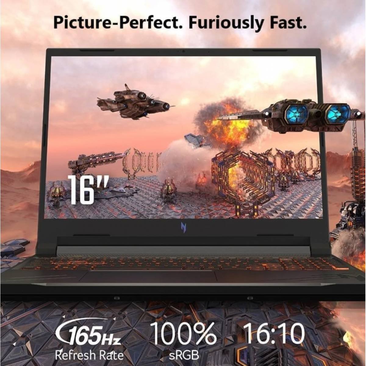 Laptop Acer Nitro V 16 ANV16-71 14TH GEN Intel® Core i7-14650HX 5.20 GHz NVIDIA GeForce RTX 4060 8GB 16GB DDR5 16" IPS ComfyView FHD+ 165Hz Display - Image 2