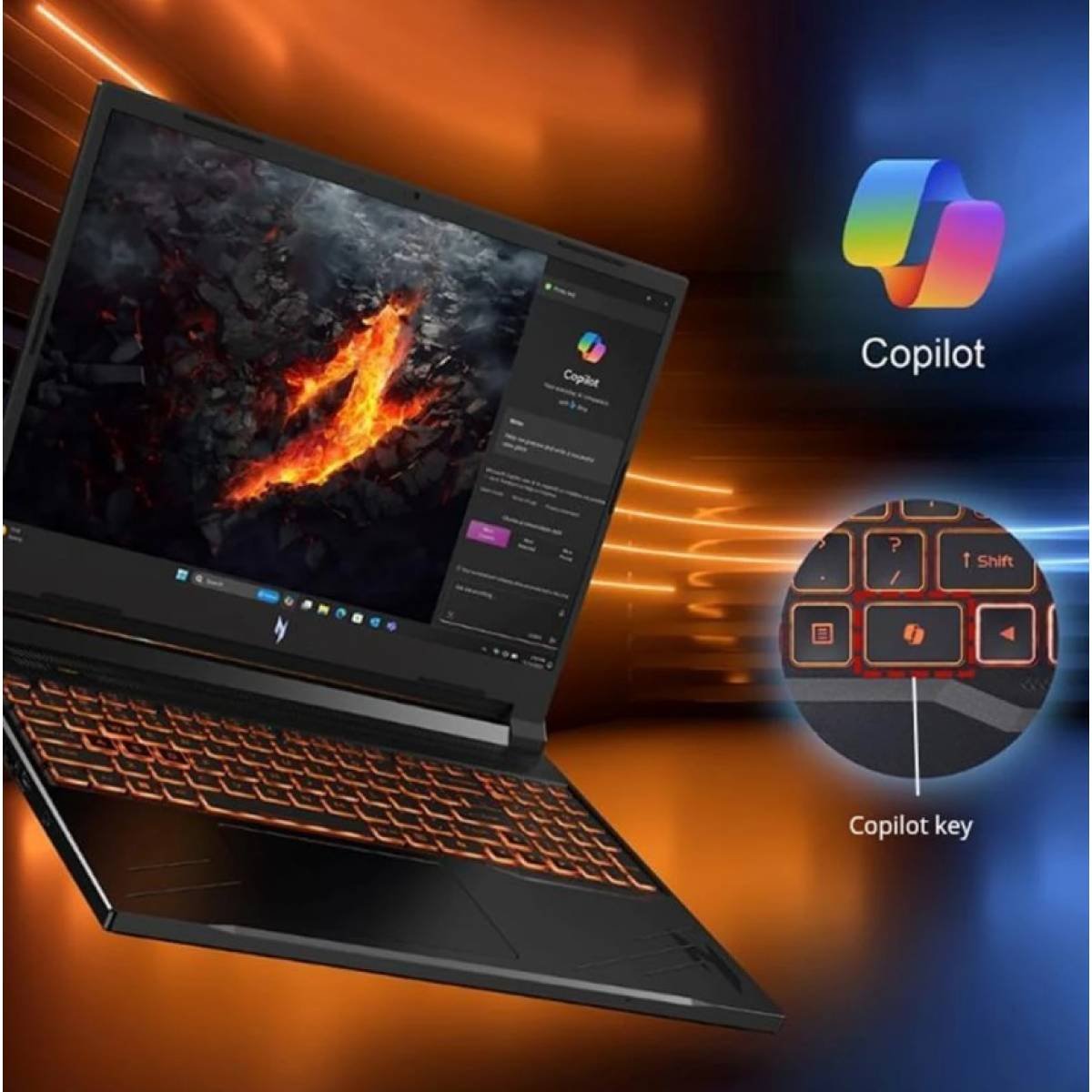 Laptop Acer Nitro V 16 ANV16-71 14TH GEN Intel® Core i7-14650HX 5.20 GHz NVIDIA GeForce RTX 4060 8GB 16GB DDR5 16" IPS ComfyView FHD+ 165Hz Display - Image 3
