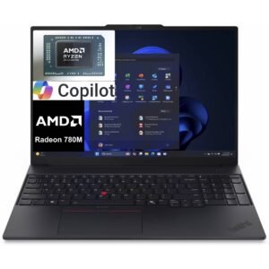 Business Laptop Lenovo ThinkPad E16 Gen 3 | AMD Ryzen™ 7 250 8 Core Thread, Up to 5.1GHz, AMD Radeon™ 780M Graphics, 16GB DDR5 5600, 16" WUXGA