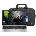 HP ProBook 460 G11 Business Laptop Intel® Core™ Ultra 5 125U, 16 GB DDR5, 512 GB SSD 16" WUXGA (1920 x 1200), IPS, Fingerprint w/ Re Business 17.3-inch Bag - Sliver