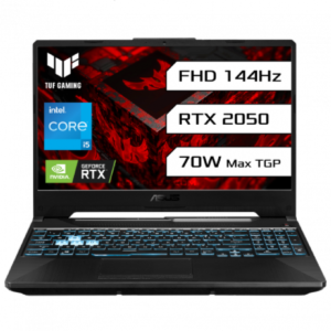 Laptop ASUS TUF Gaming F15  Core i5-11400H, 8GB DDR4, 11th Generation RTX 2050 4GB DDR6 144Hz - 2023