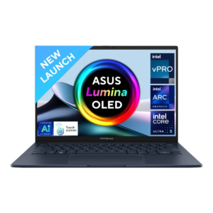 Laptop ASUS Zenbook 14 OLED ( Q415MA) Light Weight Laptop, Intel vPro® Essentials Core Ultra 5 125H Intel® AI Boost NPU up to 11TOPS 14 Inch, FHD (1920 x 1200) OLED TOUCH - Windows 11 Home