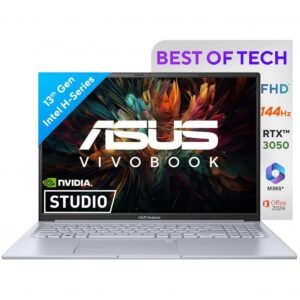 Laptop ASUS Vivobook 16X 13th Gen Intel® Core™ i7-13620H Processor NVIDIA RTX™ 3050 4GB GDDR6, 16GB DDR4, 1TB M.2 NVMe, 16.0-inch WUXGA 144Hz - Cool Silver