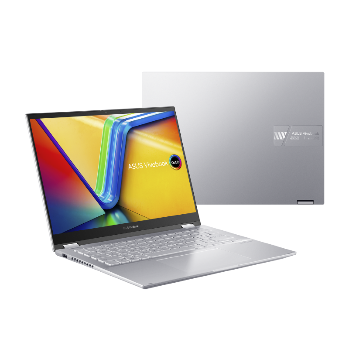 Laptop ASUS Vivobook S 14 Flip (TN3402YA-LZ005W) AMD Ryzen™ 5 7530U 7th Generation 8GB DDR4 / 512 SSD - 14" WUXGA FHD+ Touch screen / Stylus - Windows 11 Home - Cool Silver - Image 2