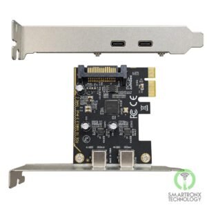 2 Port PCI Express Adapter Card USB 3.2 Type-C