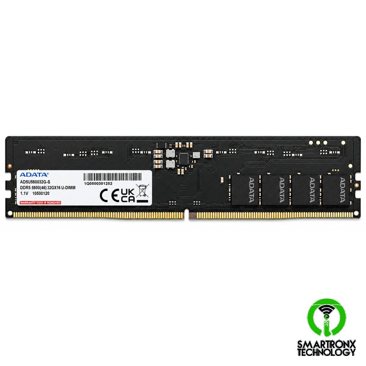 ADATA DDR5-5600 32GB (1x 32GB) U-DIMM Desktop Memory On-Die ECC