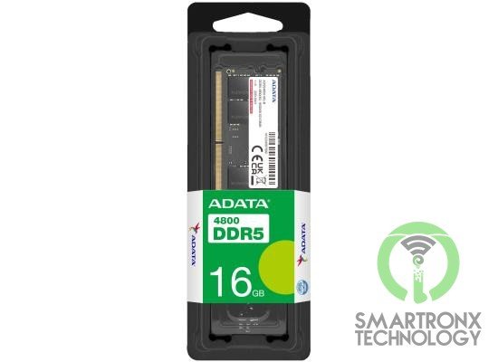 ADATA Single 16GB DDR5 4800MT/s CL40 SODIMM Laptop Memory