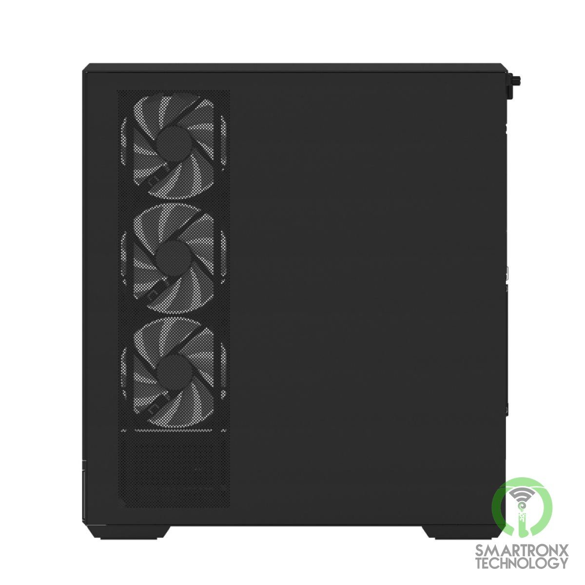 AeroCool P500B DIGI (Black) ARGB Stylish Panoramic Fish Tank Design ATX Mid Towe