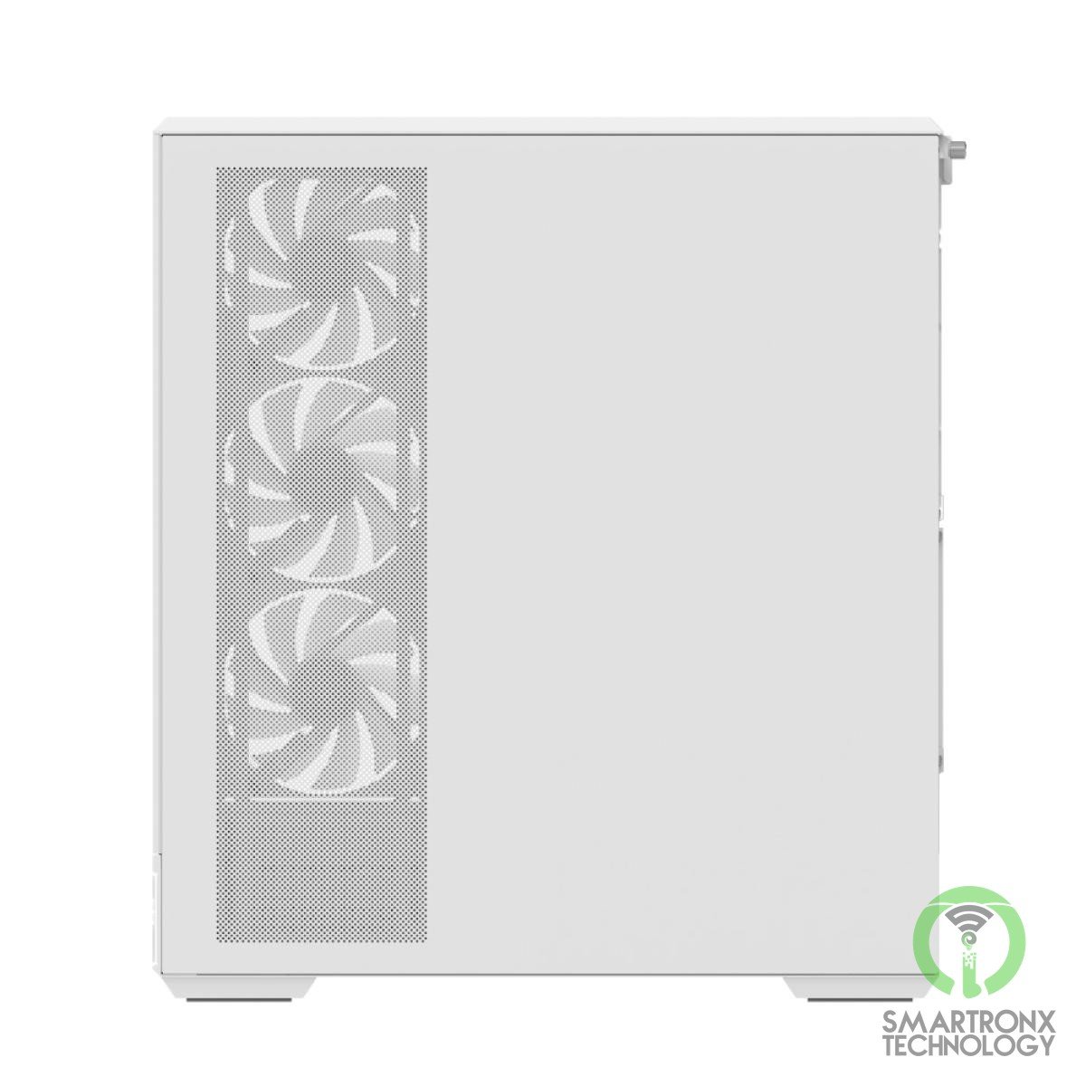 AeroCool P500B DIGI (White) ARGB Stylish Panoramic Fish Tank Design ATX Mid Towe