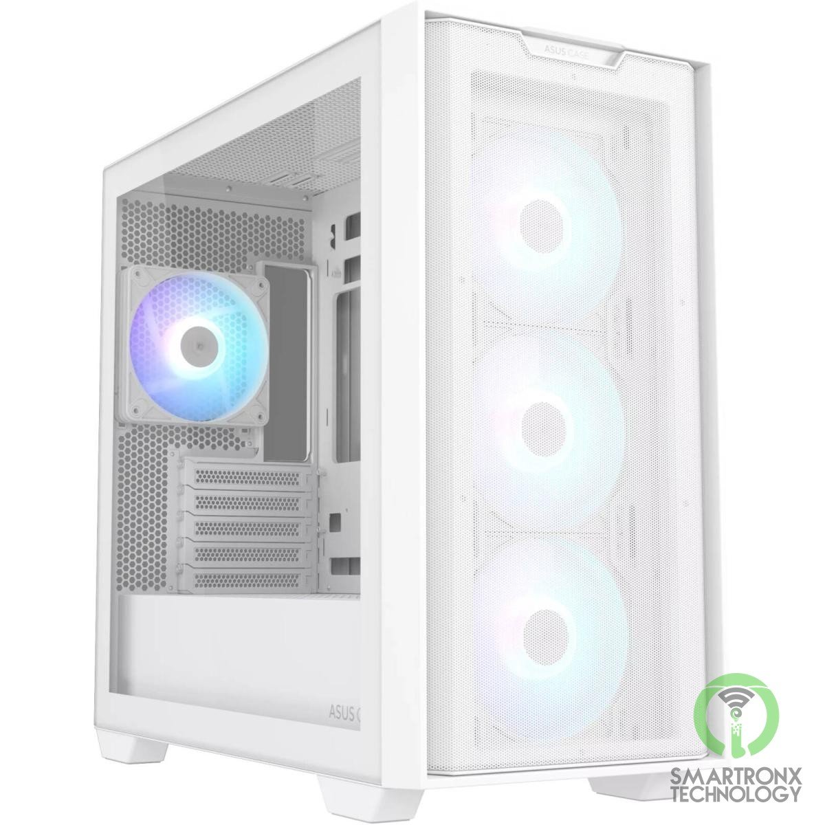 ASUS A21 Plus Mini Tower PC Case Mesh Support Hidden Connectors 360mm Radiators