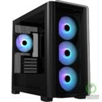 ASUS A23 Plus Computer Case, 4x Pre-Installed aRGB Fans, Up to 360mm Radiator &a