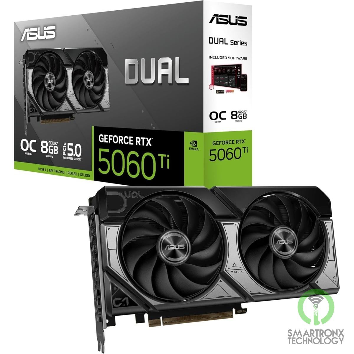 ASUS Dual GeForce RTX 5060 Ti OC Edition 8GB GDDR7 - Graphics Card
