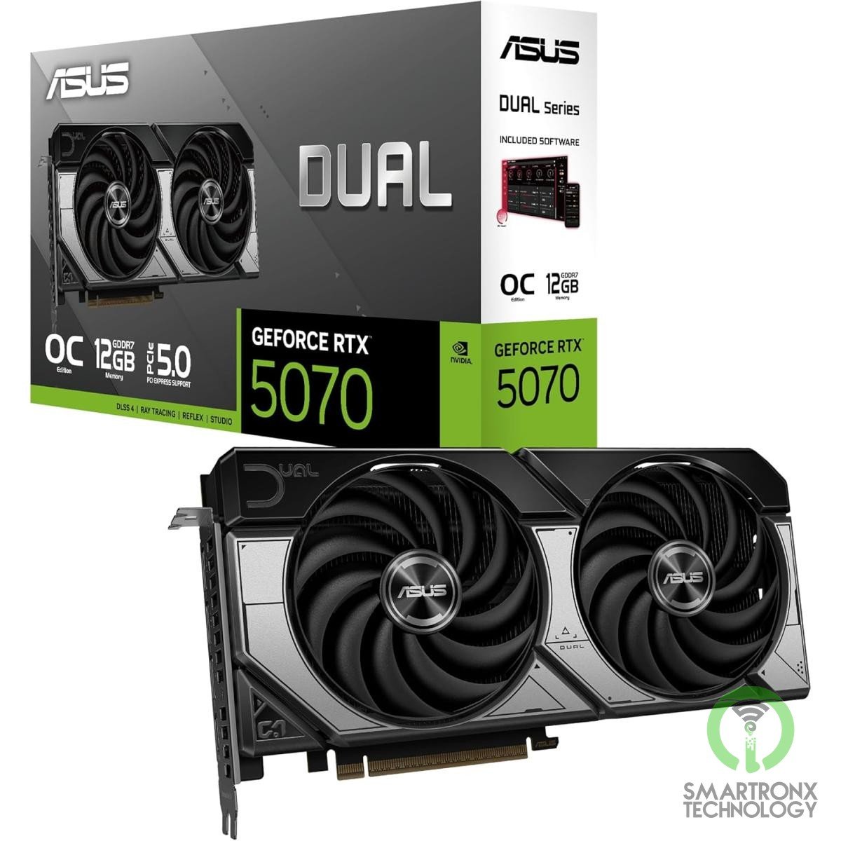 ASUS Dual GeForce RTX 5070 OC Edition 12GB GDDR7- Graphics Card