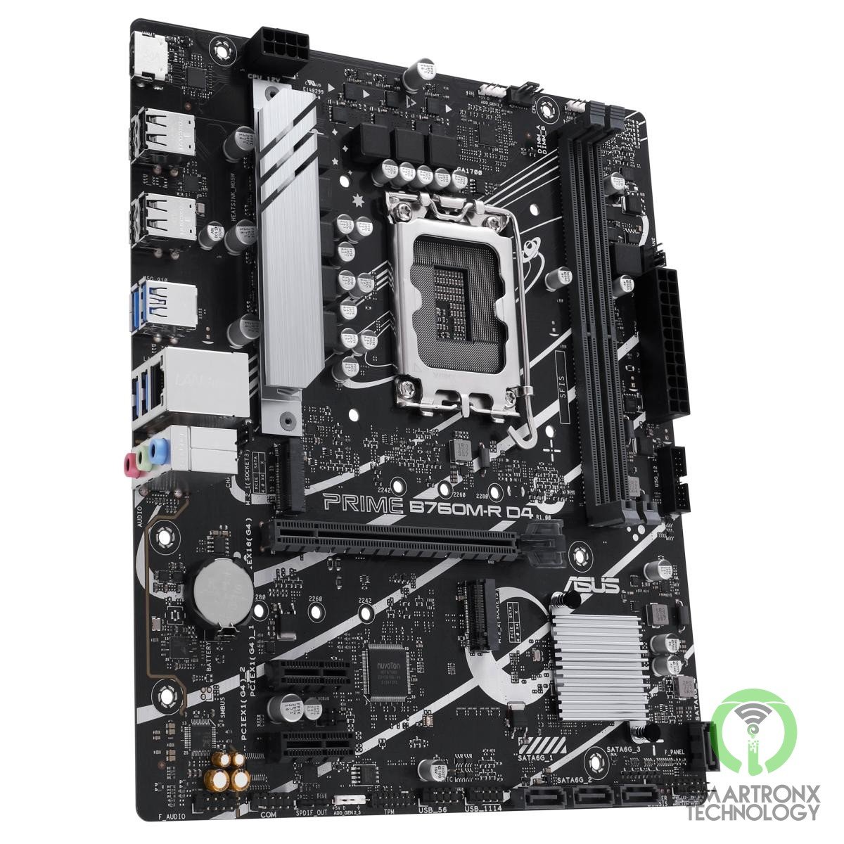 ASUS PRIME B760M-R D4, Intel 14th 13th 12th Series, LGA 1700/DDR4/PCIe 4.0/2xM.2