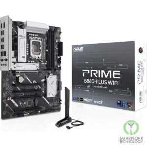 ASUS Prime B860-Plus WiFi 6E ATX Intel B860 Chipset, 4x DIMM DDR5 Slots, Up to 2