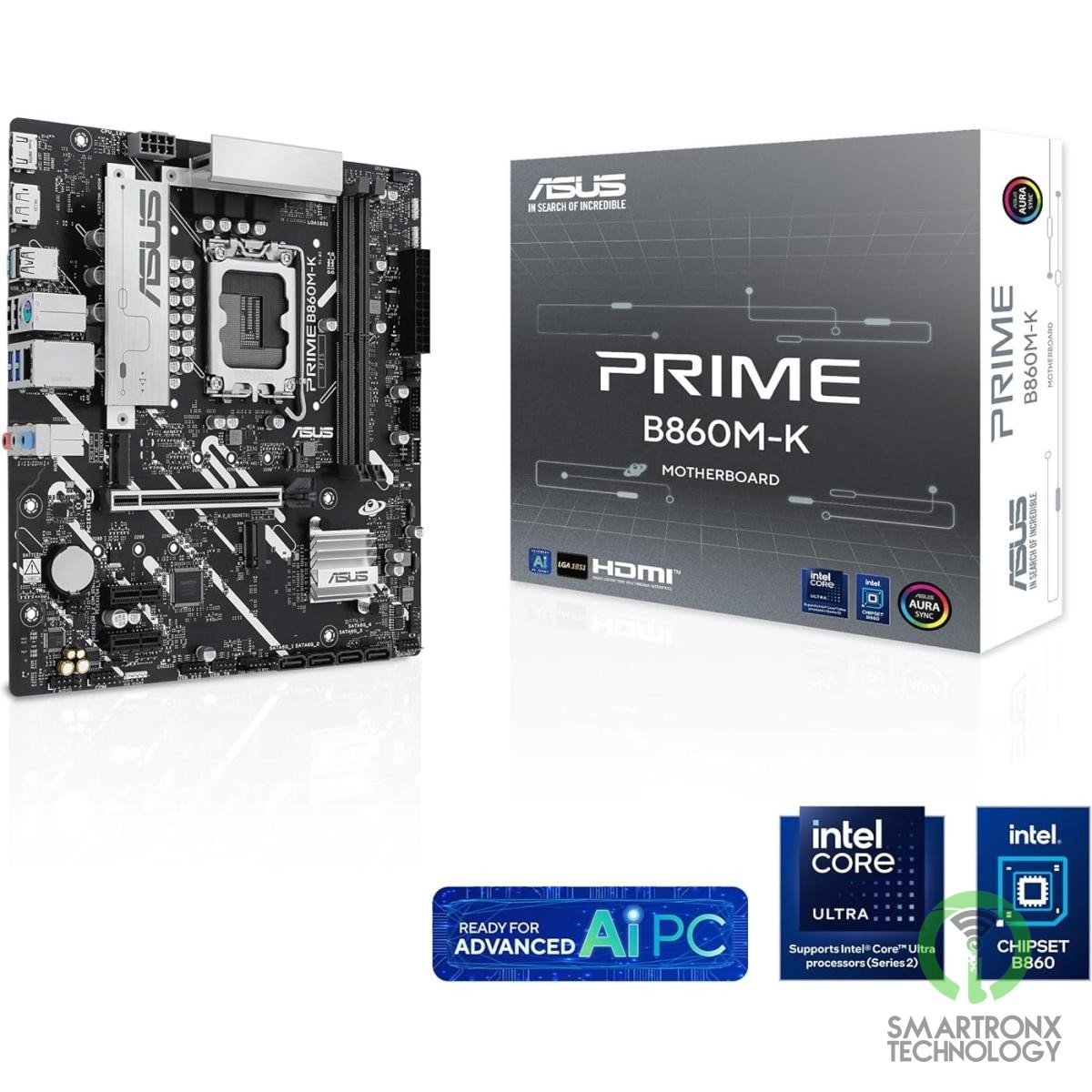 ASUS Prime B860M-K LGA 1851 Micro-ATX Motherboard LGA 1851 Micro-ATX Motherboard