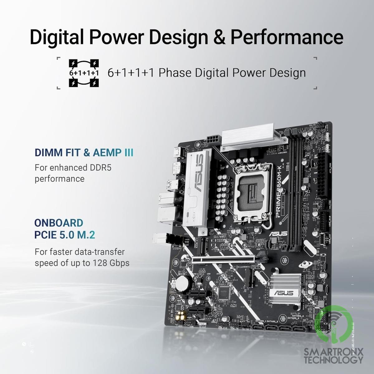 ASUS Prime B860M-K LGA 1851 Micro-ATX Motherboard LGA 1851 Micro-ATX Motherboard
