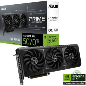 ASUS Prime GeForce RTX 5070 Ti OC Edition 16GB GDDR7 256-Bit Memory Graphics Car
