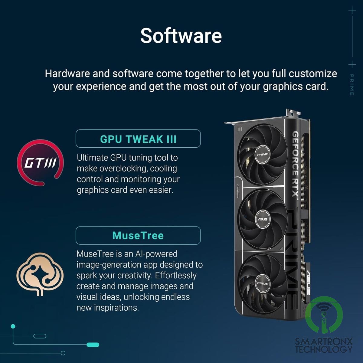 ASUS Prime GeForce RTX 5080 16GB GDDR7 OC Edition Gaming Graphics Card
