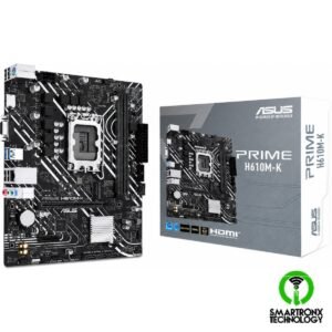 ASUS Prime H610M-K DDR5 Micro-ATX LGA 1700 Motherboard, Intel H610 Chipset, 2x D