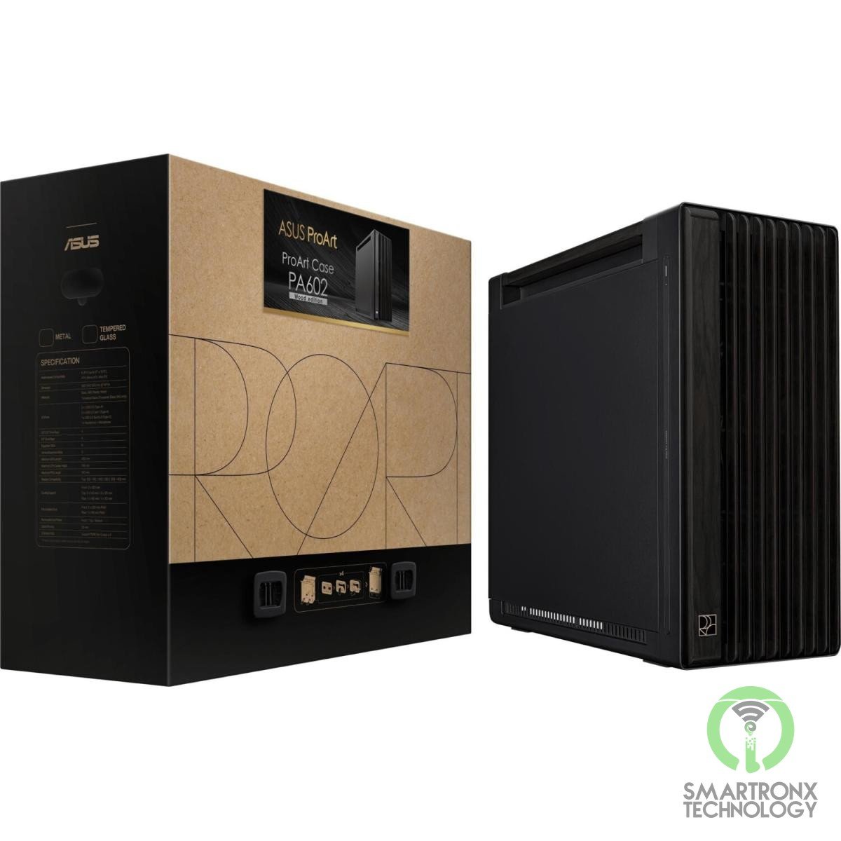 ASUS ProArt PA401 Wood Edition Metal Panel, 2x 160mm Pre-Installed Fans, Up to 2