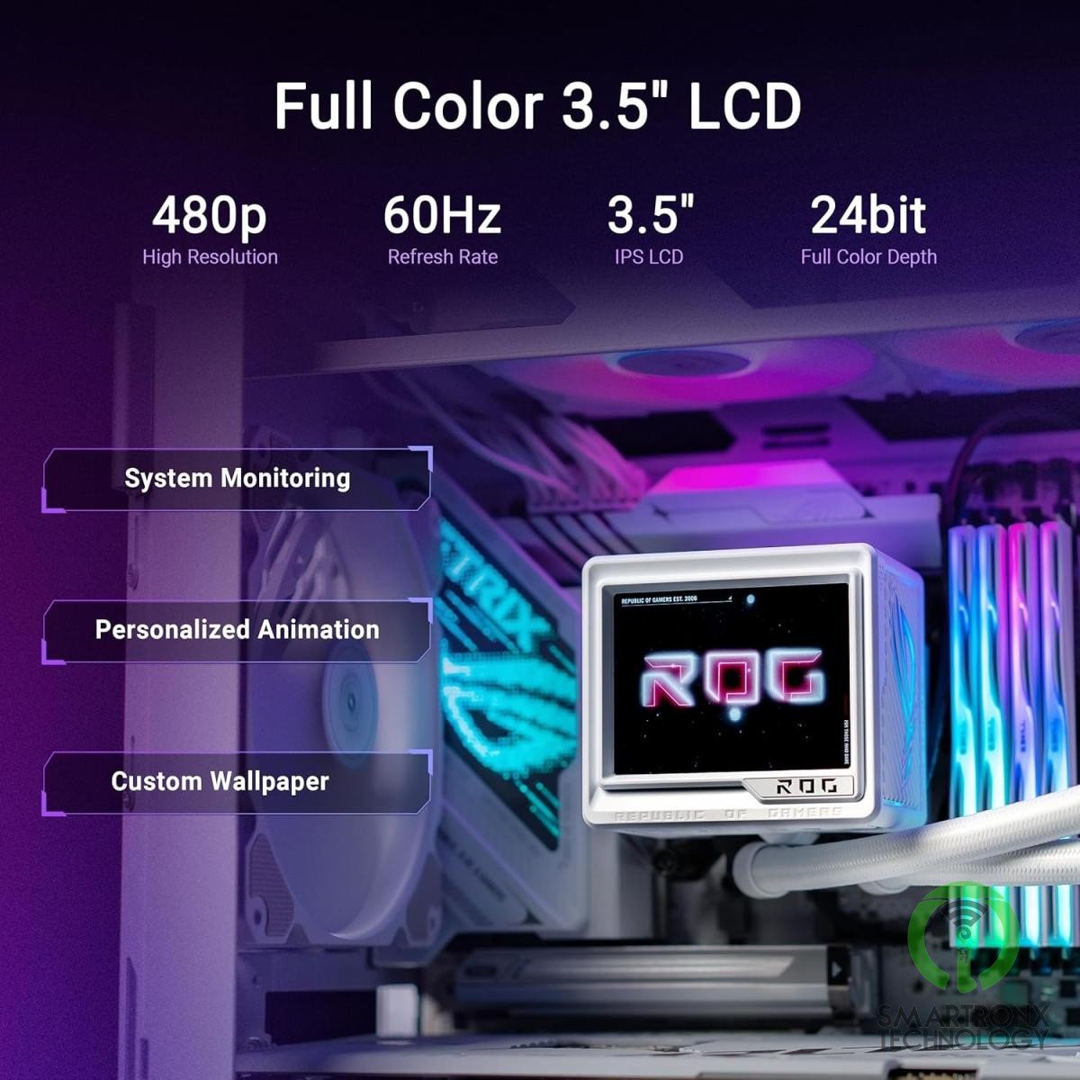 ASUS ROG RYUYJIN III 360 ARGB Extreme All-in-one AIO CPU Liquid Cooler For AMD R