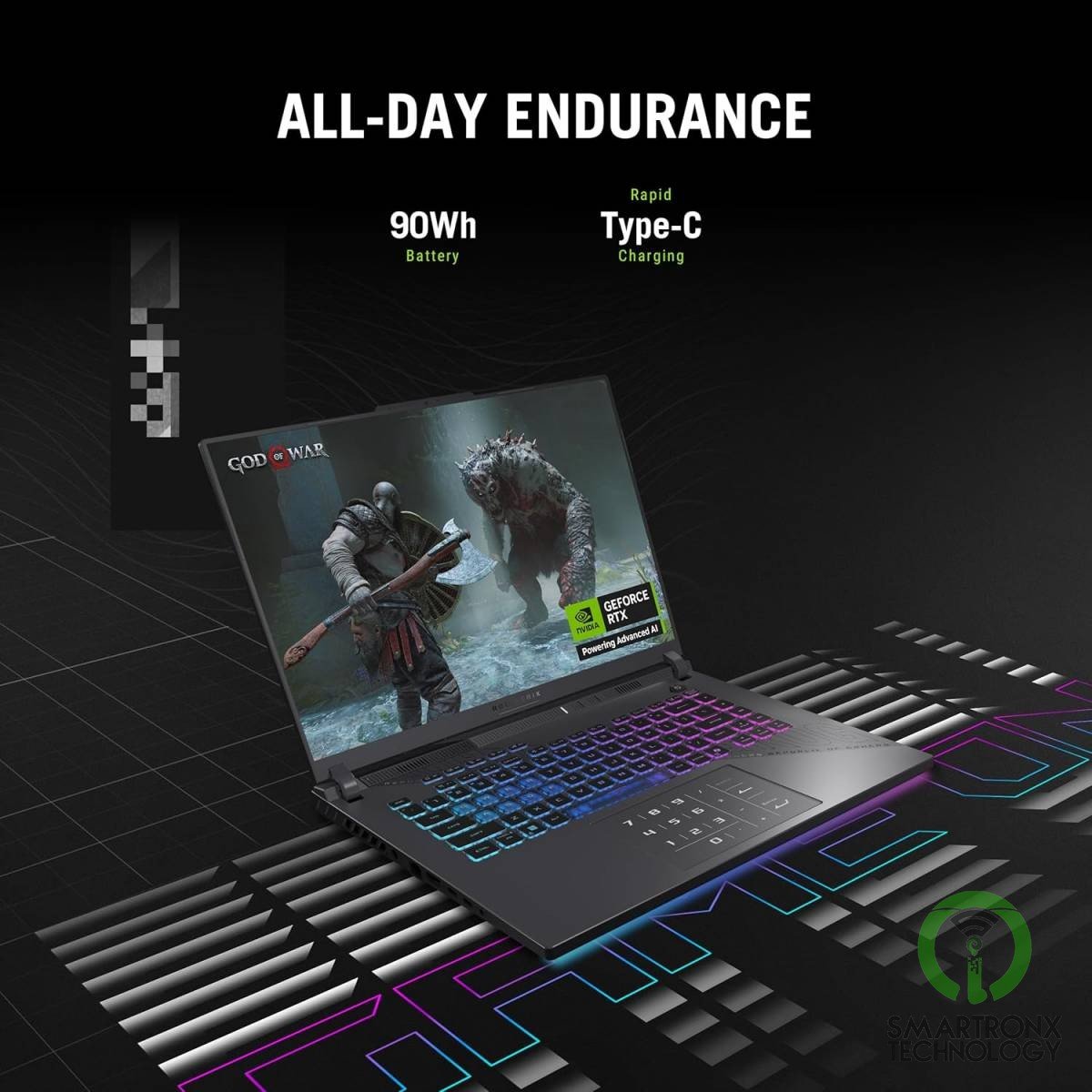 ASUS ROG Strix G16 16" IPS FHD+ (1920 x 1200) @165Hz, AMD Ryzen 9 9955HX, Nvidia