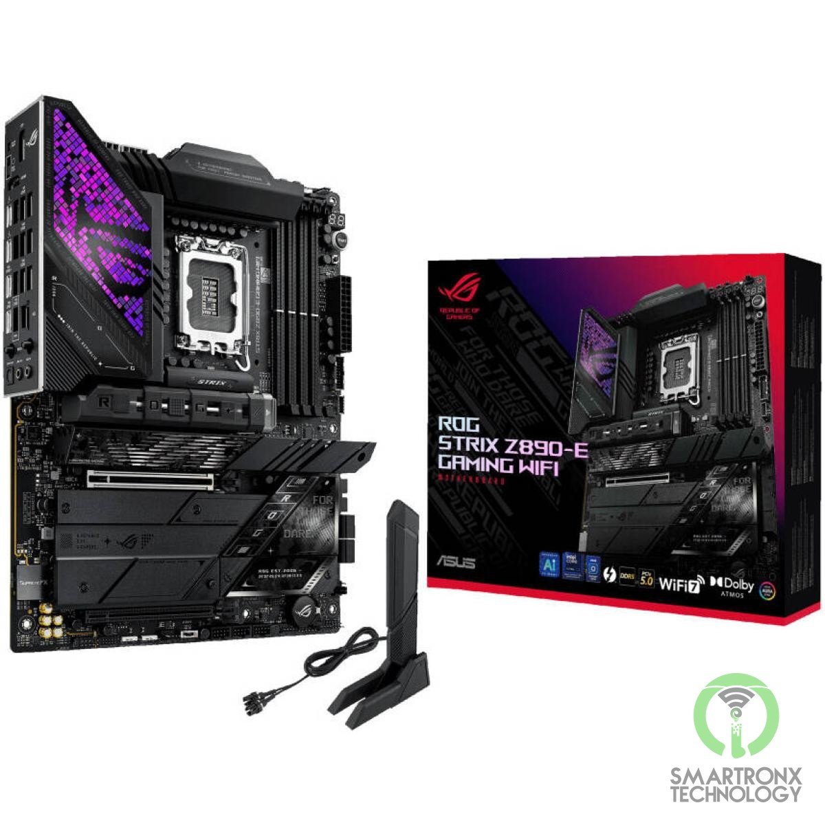 ASUS ROG Strix Z890-E Gaming Wi-Fi 7 Z890 DDR5 LGA 1851 Advanced AI PC-ready 7x