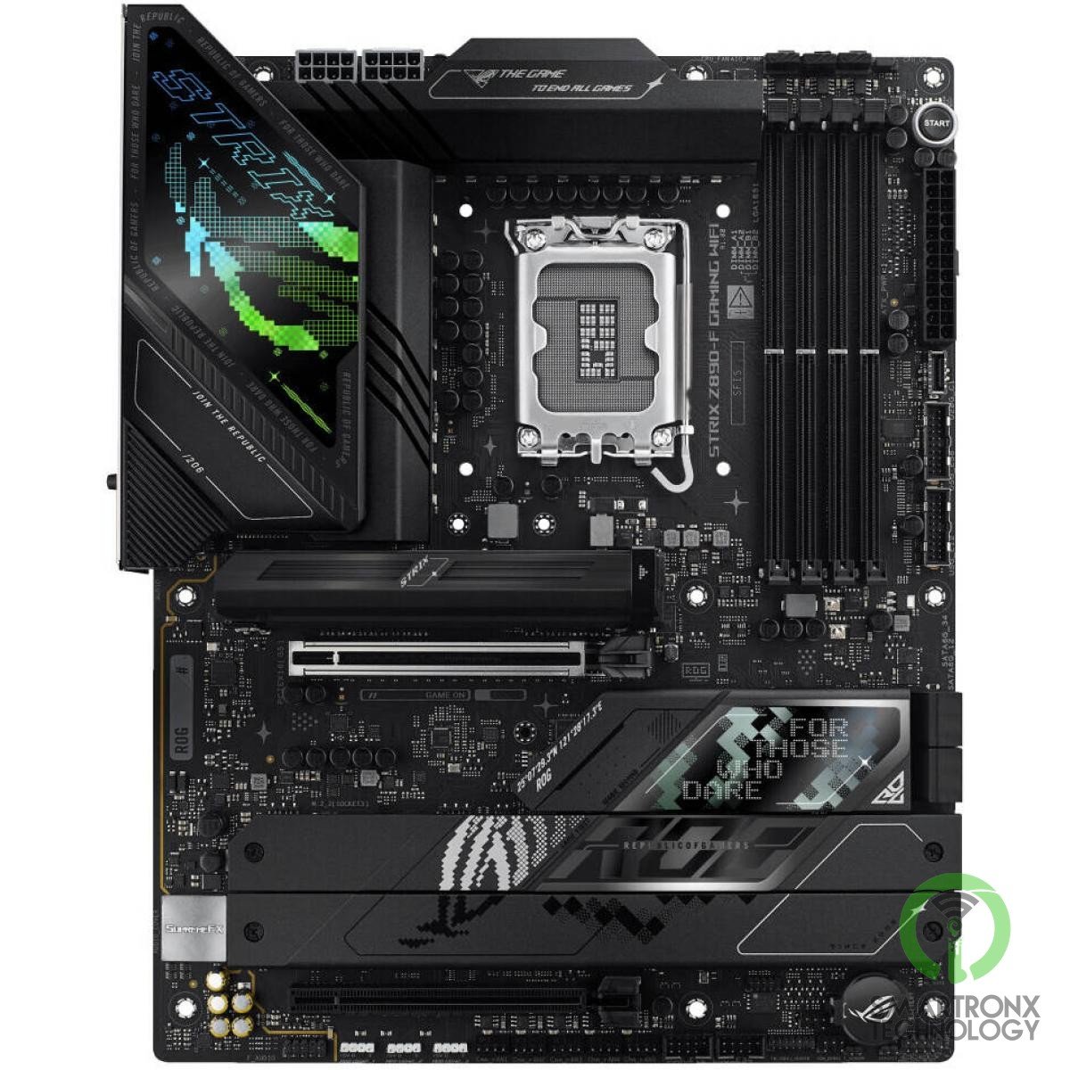 ASUS ROG Strix Z890-F Gaming Wi-Fi 7 Z890 DDR5 LGA 1851 Advanced AI PC-ready 5x