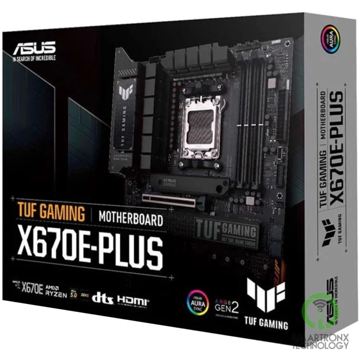 ASUS TUF Gaming X670E-PLUS DDR5 AM5 Ryzen 7000 PCIe 5.0 4x M.2 Slots 2.5 Gb LAN
