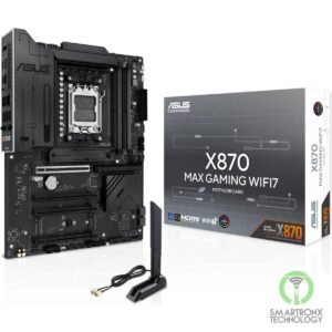 ASUS X870 MAX GAMING WIFI7 W AM5 ATX Motherboard, AMD X870 Chipset, 4x DDR5 DIMM