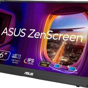 ASUS ZenScreen MB16AHVE 15.6-inch FHD IPS Portable Monitor w/ USB Type-C & m
