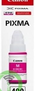 CANON GI-490 Magenta Ink Bottle, Prints Up to 7,000 A4 Pages, 70 ml