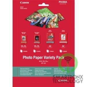 Canon VP-101 Photo Paper Variety Pack 4x6 and A4 for Ink & Ink Tank - 20 She