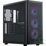Cooler Master Elite 502 (Black) ATX ARGB Mid Tower Tempered Glass Mesh Perforate