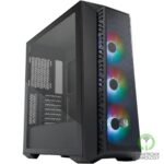 Cooler Master MasterBox 520 Mesh ARGB Mid Tower Tempered Glass Gaming Case w/ 3x