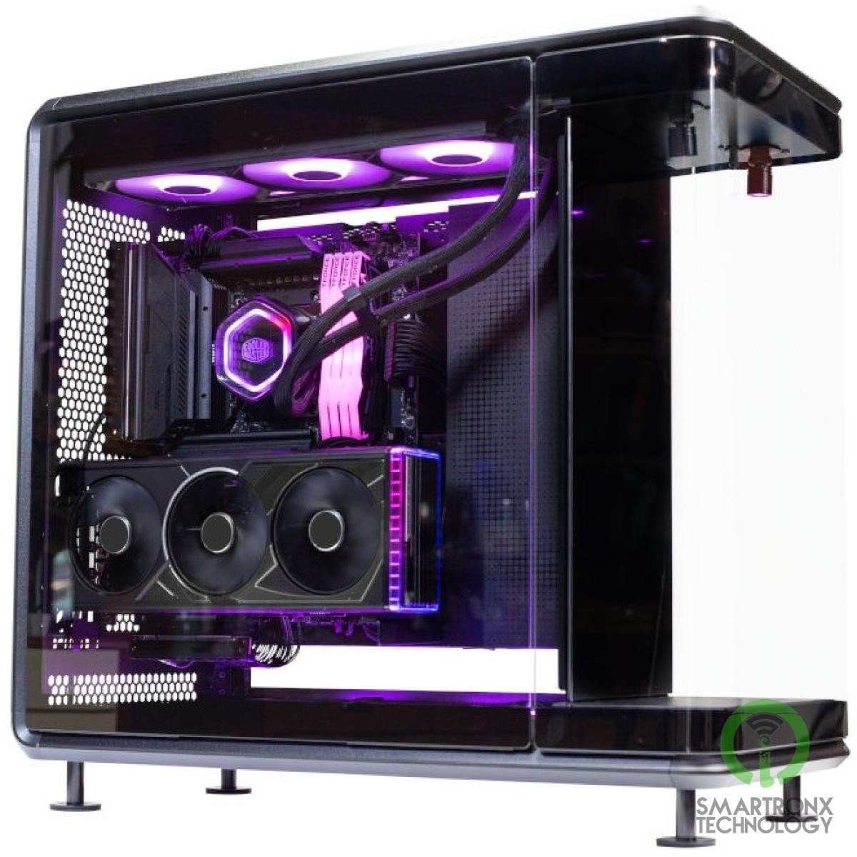 Cooler Master MASTERFRAME 360 PANORAMA (Black) Dual Chamber Panoramic ATX Mid To