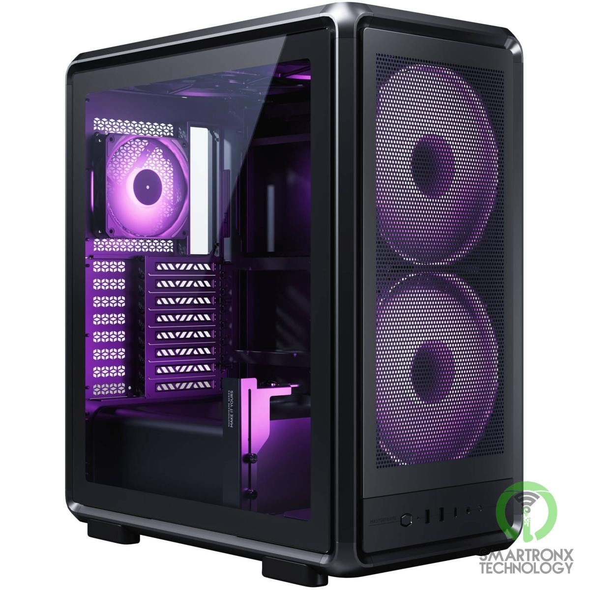 Cooler Master MasterFrame 500 Mesh (Black) ATX ARGB Mid Tower Tempered Glass Mes