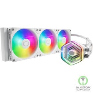 Cooler Master MASTERLIQUID 360 ATMOS (White) ARGB High- Preformance AIO CPU Liqu