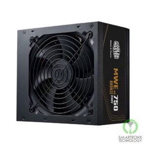 Cooler Master MWE 750W 80+ Bronze ATX 3.1 Non-Modular Power Supply Quiet HDB Fan