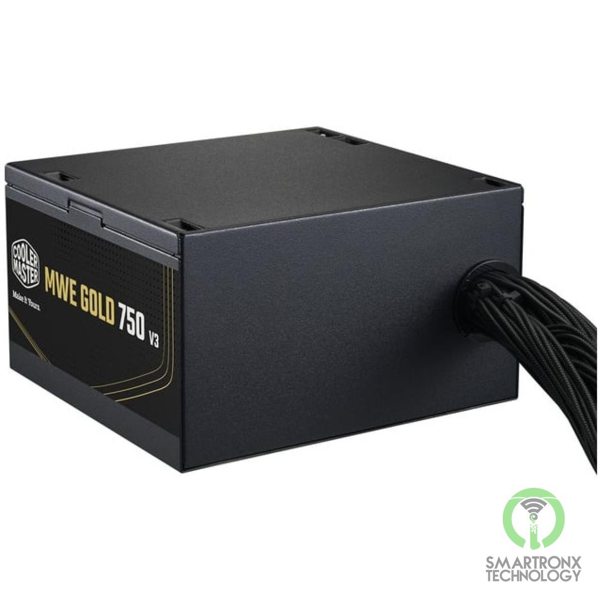 Cooler Master MWE GOLD 750 V3 (ATX 3.1) 750W 80 Plus Gold Non-Modular Power Supp