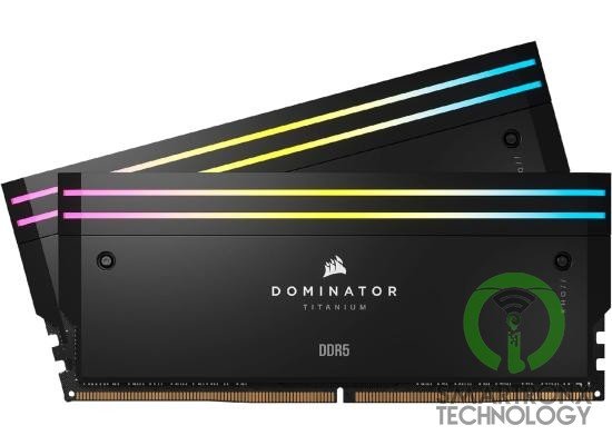 CORSAIR DOMINATOR TITANIUM RGB 32GB (2x16GB) DDR5 RAM 7200MT/s CL34 Memory Kit —