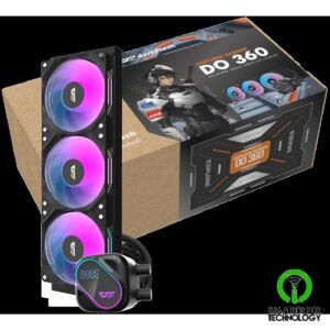 darkFlash DO360 All-in-one Liquid CPU Cooler, High-Performance Pump, ARGB Sync,