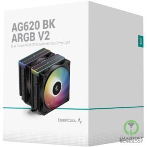 DeepCool AG620 ARGB V2 CPU Air Cooler Mighty 260w TDP 6pcs Copper Heat Pipes ARG