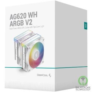 DeepCool AG620 ARGB V2 CPU Air Cooler Mighty 260w TDP 6pcs Copper Heat Pipes ARG