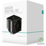 DeepCool AK620 Digital SE CPU Air Cooler Mighty 260w TDP 6 Copper Heat Pipes Dua