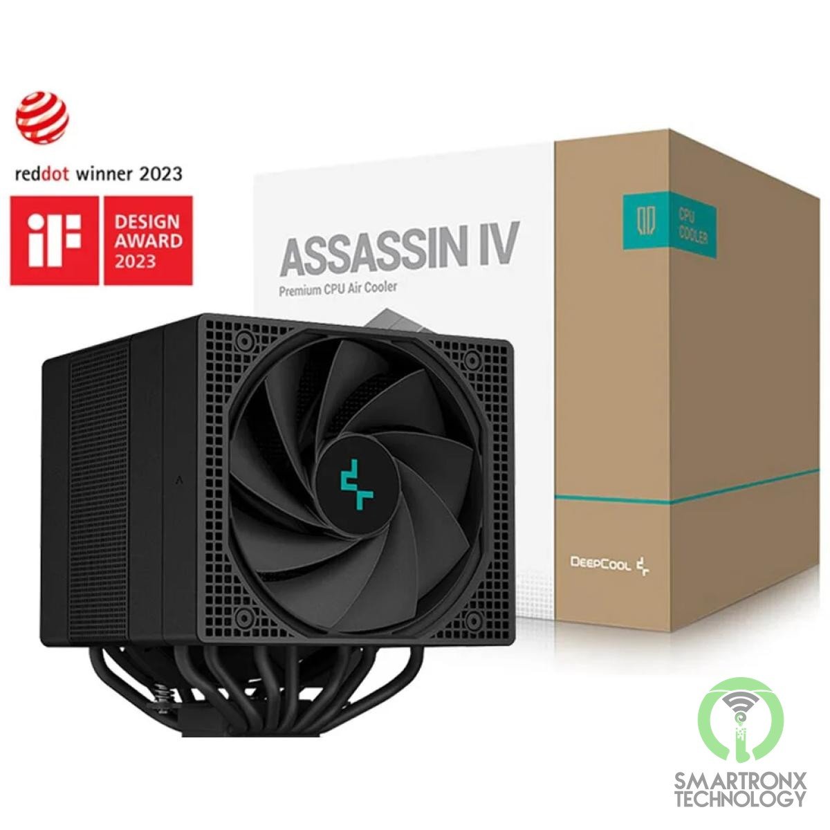 DeepCool Assassin IV Premium Air Cooler 7 Heat Pipes Dual-Tower 1700RPM 140/120m