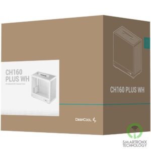 DeepCool CH160 PLUS Micro-ATX Computer Case, Up to 240mm Radiator & 4x Fan S
