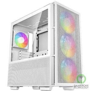 Deepcool CH560 Mid Tower High Air Flow w/ 3x140mm + 1x120mm ARGB Fans - White