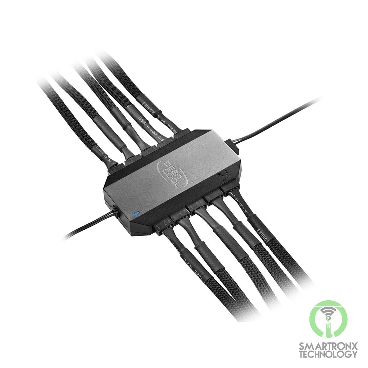 DeepCool FH10 Integrated Fan Hub Powering up to 10 Fans (3-pin Non-PWM or 4-pin